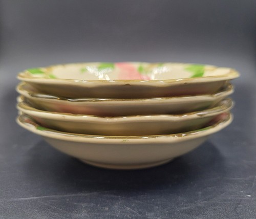 Set Of 4 Vintage Franciscan DESERT ROSE 5” Dessert Fruit Bowls USA - Picture 2 of 7