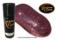 Kustom Canz 12oz Aerosol Can PINK METAL FLAKE SMALL (004 HEX) Custom, HOK, Paint