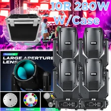 275W 10R Beam Moving Head Light RGBW Gobo Spot Stage Lighting DJ Disco Show DMX