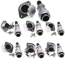 Weipu WS16 2-10Pin Bulkhead Wire Connector,Waterproof Electrical Cable Connector