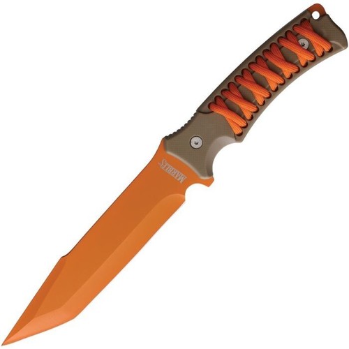 Marbles Fixed Knife 6.75" Stainless Steel Tanto Blade Synthetic/Cord Wrap Handle - Picture 2 of 3