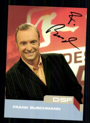 Frank Buschmann DSF Autogrammkarte Original Signiert # BC 212773