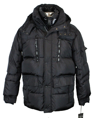 SAM Element Jacket XL Men's Down Parka Black Zip Coat NWT $895
