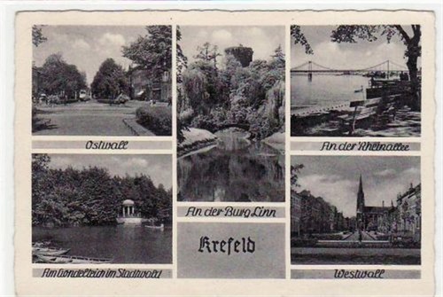 39062130 - 4150 Krefeld Krefeld with 5 illustrations used, with brand and