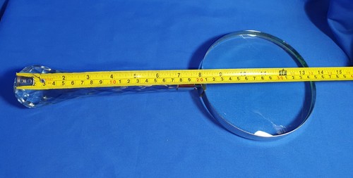 Fantastic Very Large Magnifying Glass with Heavy Crystal Handle - Picture 7 of 8