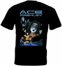 Ace Frehley Kiss T-shirt Black Men S-234XL JU257