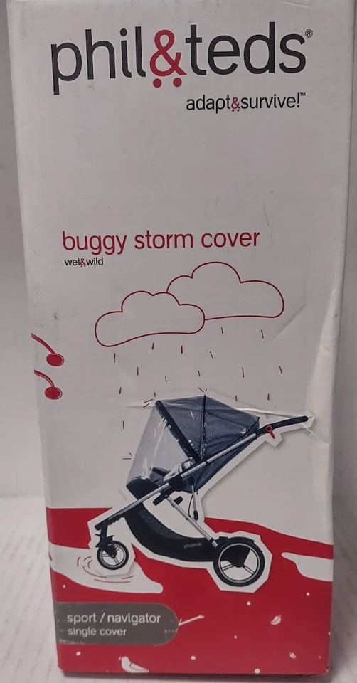 Phil & Teds Sport-Navigator Storm cubierta única - embalaje dañado Foto 2 de 2