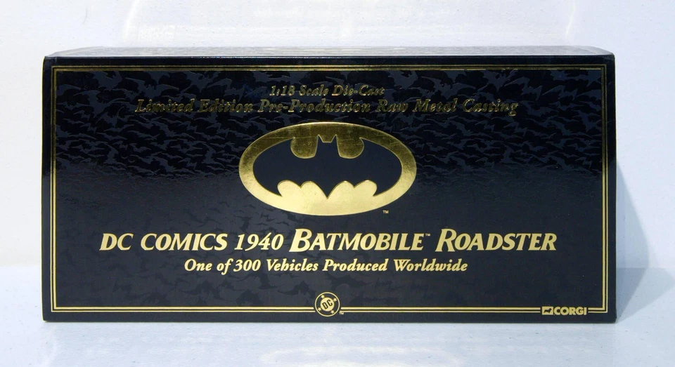 Corgi 1:18 BATMAN 1940 PROTO-TYPE RAW CASTING BATMOBILE ROADSTER 206 of 300 RARE - Image 4 of 4