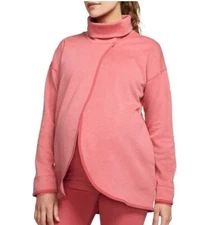 Womens Nike Maternity Reversible Pullover Loose Dri-Fit Archaeo Pink Size Small 