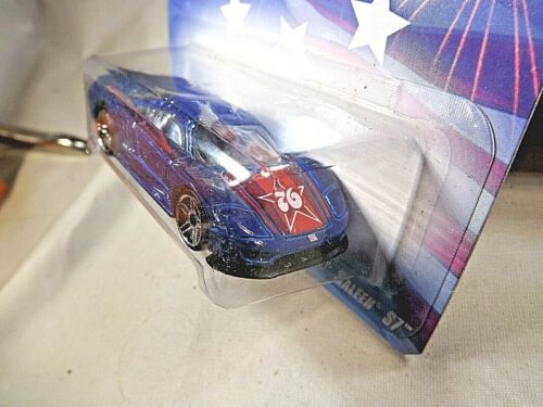 2008 Hot Wheels Walmart Fourth of July Series SALEEN S7 Blue w/Chrome PR5 Spokes - Picture 4 of 5