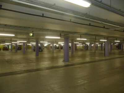 Photo 6x4 Westfield Shopping Centre: lower level car park Hammersmith The c2009