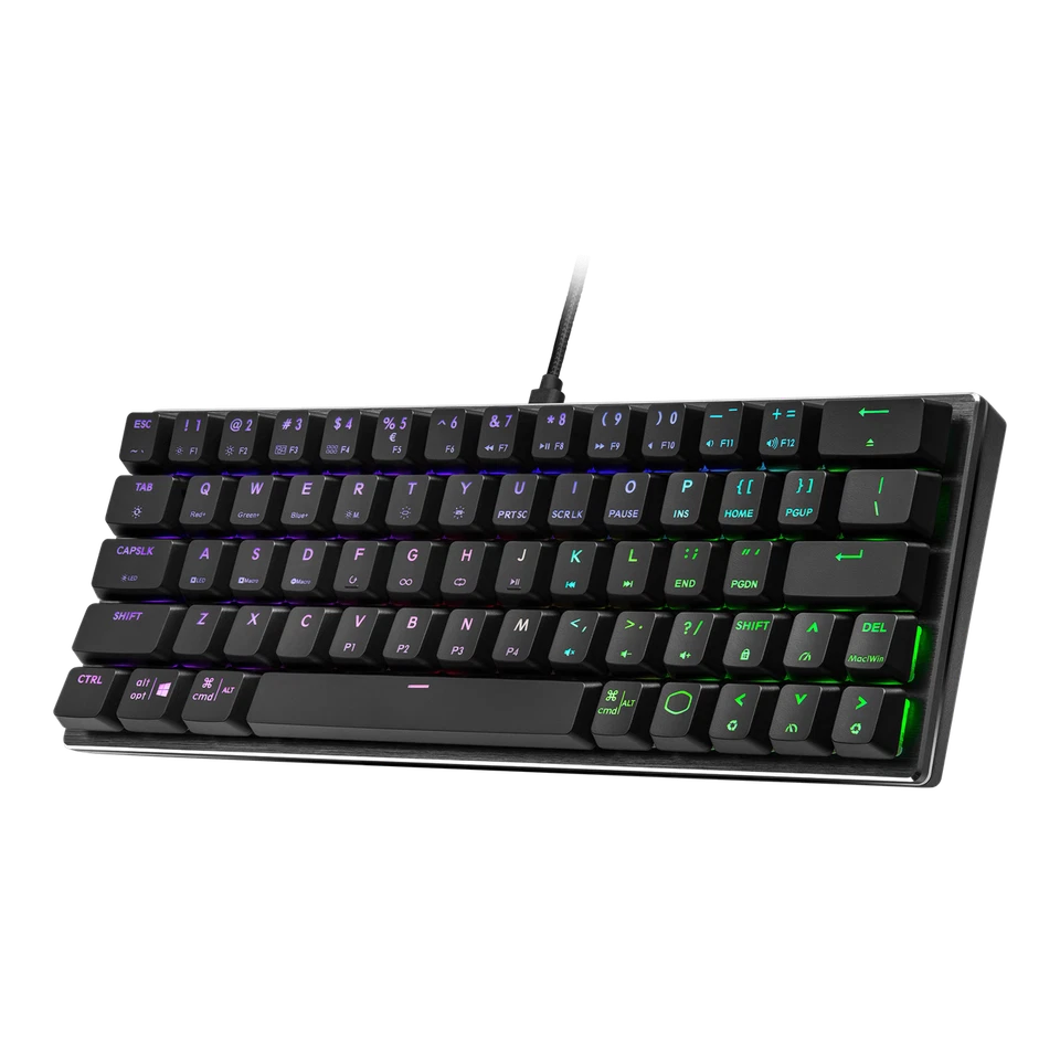 Cooler Master SK620 Black Keyboard RGB LED Low Profile Mechanical Switch Brown - Image 3 of 4