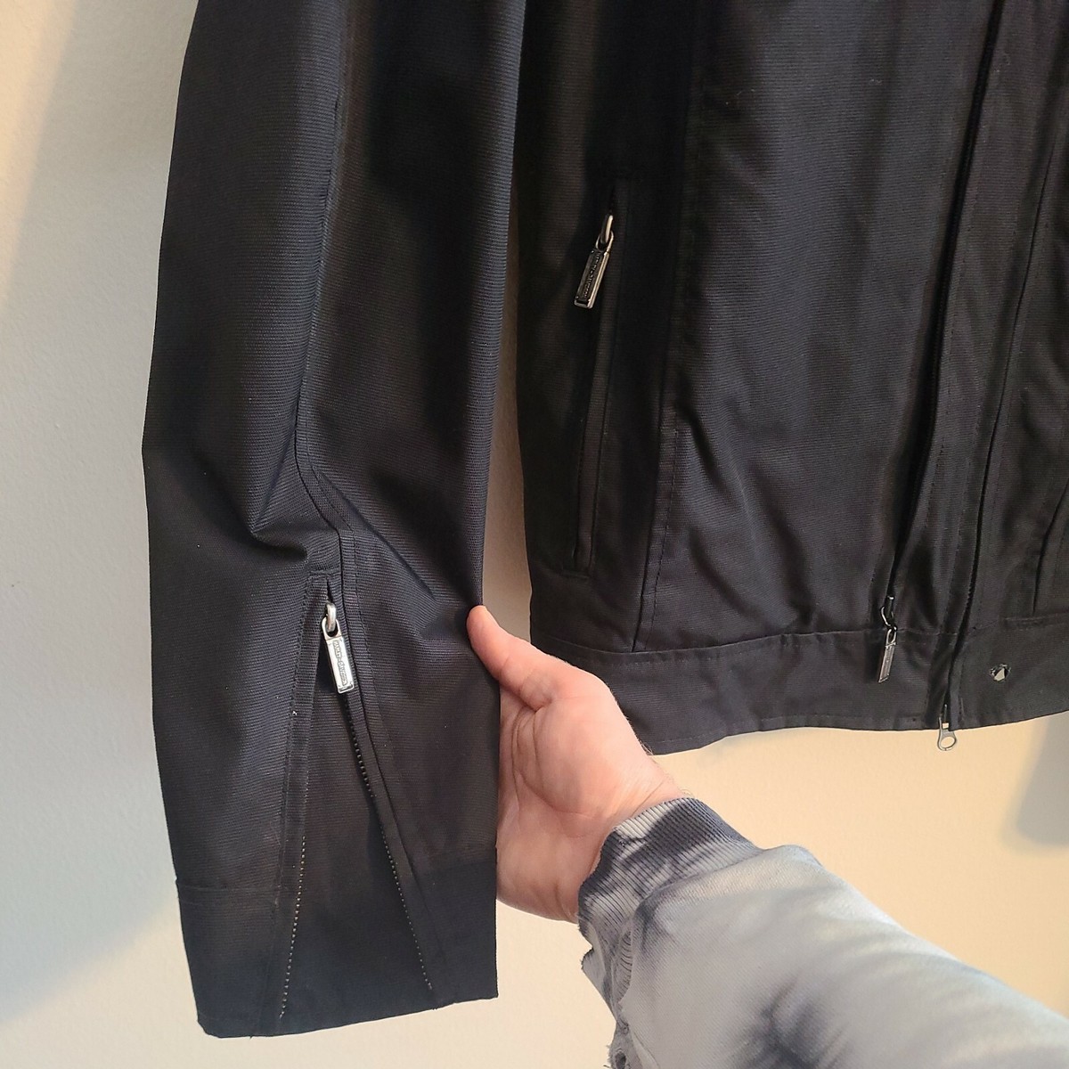 Harley Davidson Nylon Mens Large Riding Jacket 2 In 1 RN