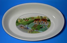 Villeroy Boch Naif Oval Casserole Dish Bowl 11 1/2" Baker Oven Freezer Microwave