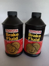 4 Pack New Genuine DOT 3 Brake Fluid(Qty4) 12 fl. oz Bottles  Import Vehicles
