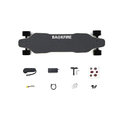 Backfire G2 Black Electric Skateboard with Remote Control Electric