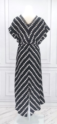 Neu Wanssy Damen kurzarm lang Kleid schwarz Größe M 503-2465 - Bild 4 von 4
