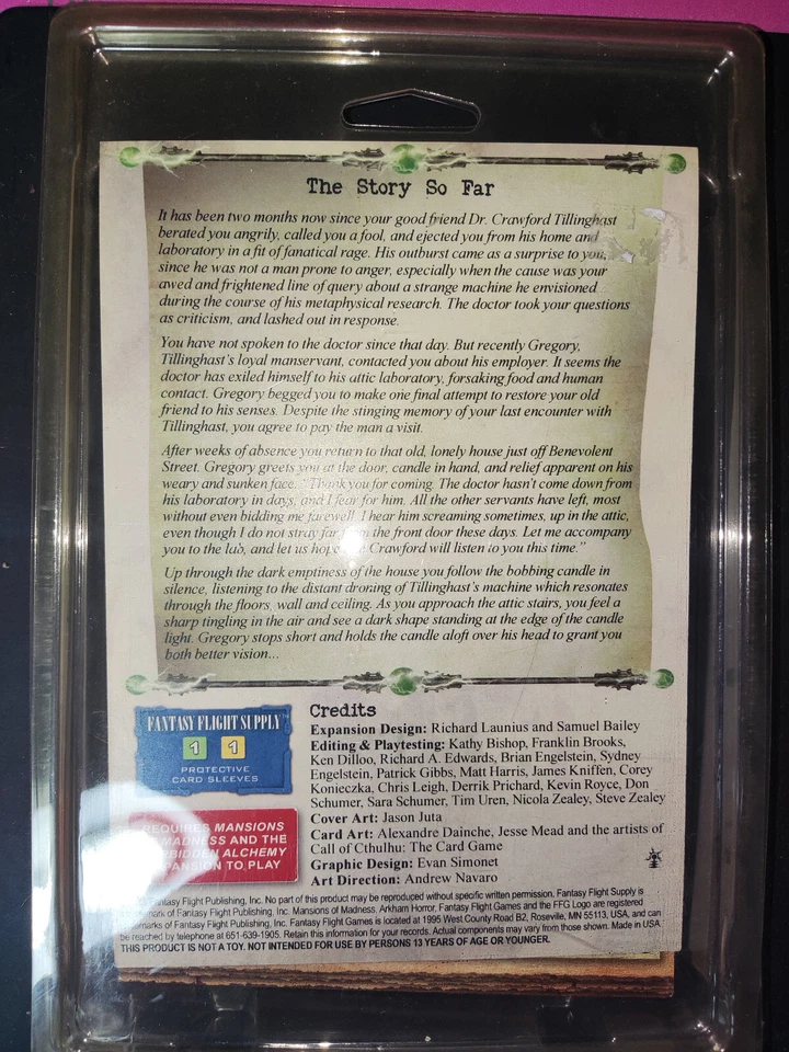 Arkham Horror - Mansions of Madness The Laboratory Expansion - NEW - Image 2 of 2