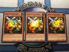 *** 3X DROLL & LOCK BIRD 3X *** ALTERNATE ART ULTRA RARE SET RA02-EN006 YUGIOH!