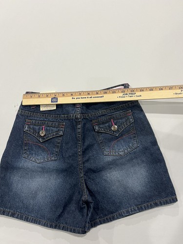 Arizona Jean Co Denim Shorts Size 16 Slim Girls Pink Belt NWT - Picture 5 of 6
