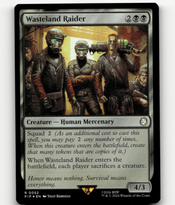 FOIL - MTG Wasteland Raider - Universes Beyond: Fallout