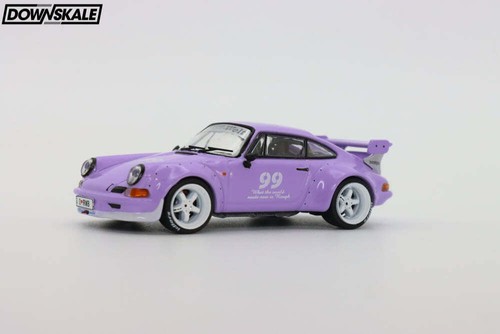 TARMAC WORKS 1:64 - Porsche RWB Backdate Viola - 12 Ore 2016 - Limited Edition Con Custodia