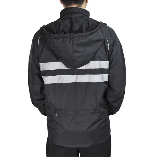 WOSAWE Windproof Cycling Hooded Jacket Reflective Waterproof Hoodie MTB Bike Top - Picture 5 of 15