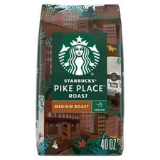 Starbucks Pike Place Medium Roast Ground Coffee, 40 oz. FREE SHIPPING