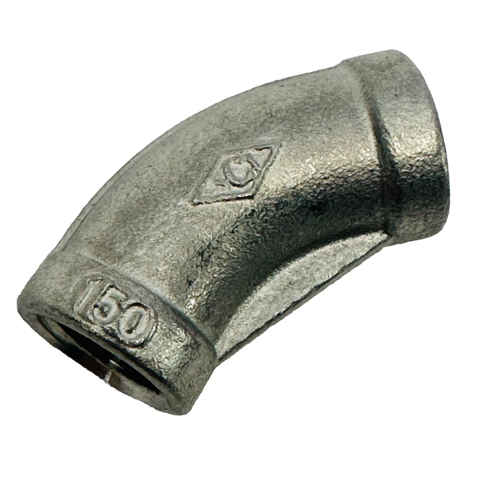 (LOT OF 25) 1/4" - 45° ELBOW 316 STAINLESS STEEL - Image 3 of 4