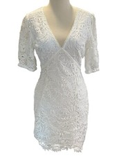 Size Medium Fate Night Of Elegance Lace White Dress NWT
