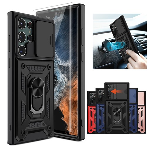 For Samsung Galaxy S22 Ultra Plus Ring Case Slidable Lens Cover Screen Protector Ebay For Samsung Galaxy S22 Ultra Plus Ring Case Slidable Lens Cover Screen Protector Ebay
