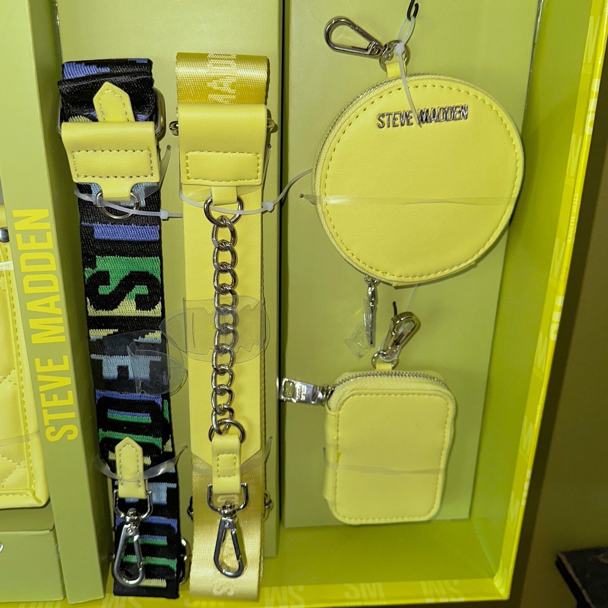 STEVE MADDEN Limited Edition Lemon Bniko Gift Set Cross Body