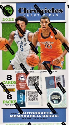 2022 Panini Chronicles Draft Basketball Hobby Box