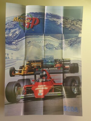 POSTER | Super MONACO GP | Sega Mega Drive | Flyer | SEGA 