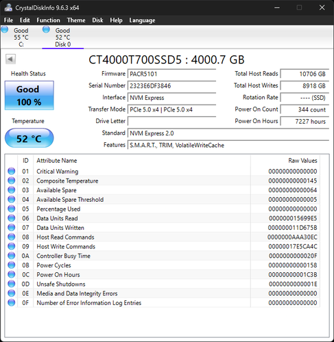 Crucial T700 4TB M.2 NVMe Internal SSD CT4000T700SSD3 + be quiet M.2 Heatsink - Afbeelding 4 van 4