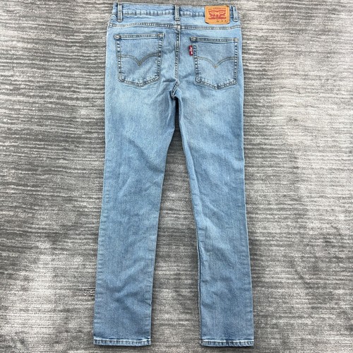 Levi's 512 Jeans Size 20 REG W30 X L30 Boys Slim Taper Mid Rise Medium Wash Blue - Picture 9 of 10