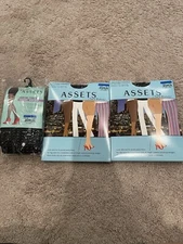 New Assets By Sara Blakely underwear Mid-Thigh Shaper Black Sz 4 Bundle