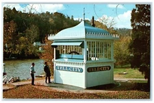 Oldest Steamboat Pilothouse Ohio River Museum Marietta OH, Tell City Postcard