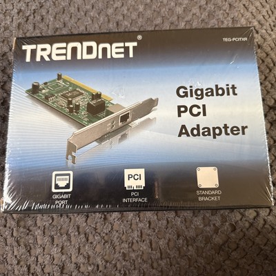 Open Box TRENDnet Gigabit PCI Adapter TEG-PCITXR Free Shipping