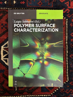 De Gruyter / Polymer Surface Characterization by Luigia Sabbatini / PB