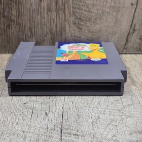 Sesame Street Big Bird's Hide And Speak Nintendo NES Authentic Game Cartridge 