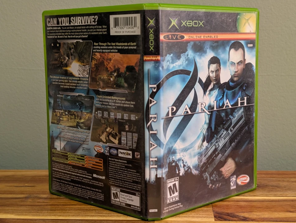 Pariah (Microsoft Xbox) No Manual - Tested & Working - Excellent Disc! - Image 4 of 4
