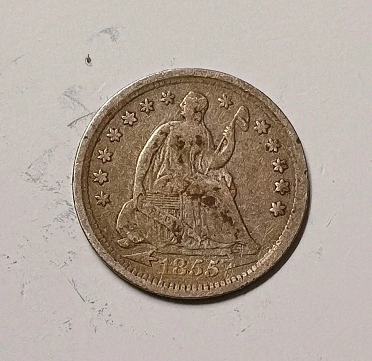 1855 Year Seated Liberty Half Dimes (1837-1873) for sale | eBay