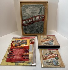 Oregon Trail Pioneer Adventures 3rd Edition Limited Ed. Wooden Box Windows/Mac