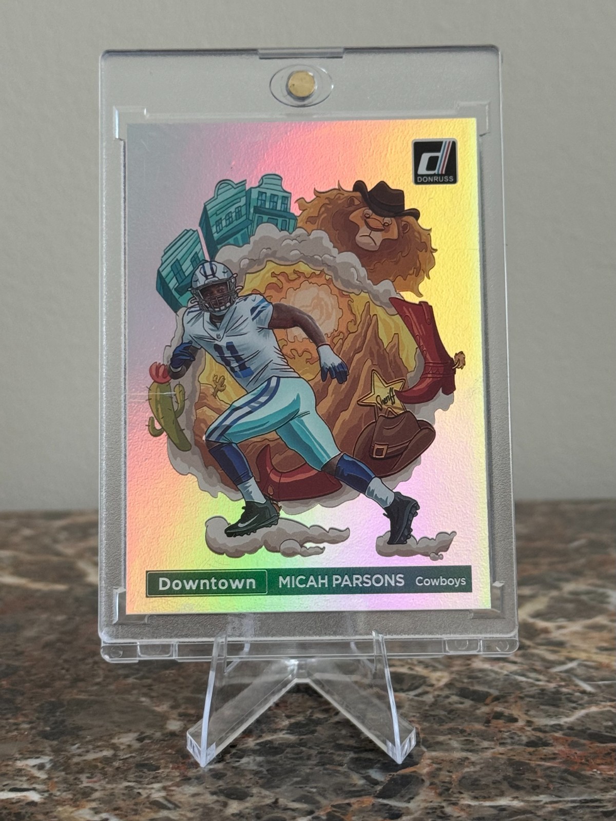 2022 Panini Donruss - Downtown! Micah Parsons Case Hit SSP #DT-MP Dallas Cowboys