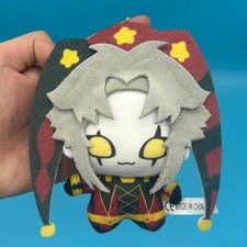 Crying Pierrot Clown Plush Keychain Anime Circus Stuffed Doll Bag Pendant Gift T