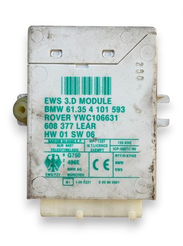 BMW E46 EWS 3.D Wegfahrsperre Steuergerät Immobilizer Modul 61.35-410159 ECU