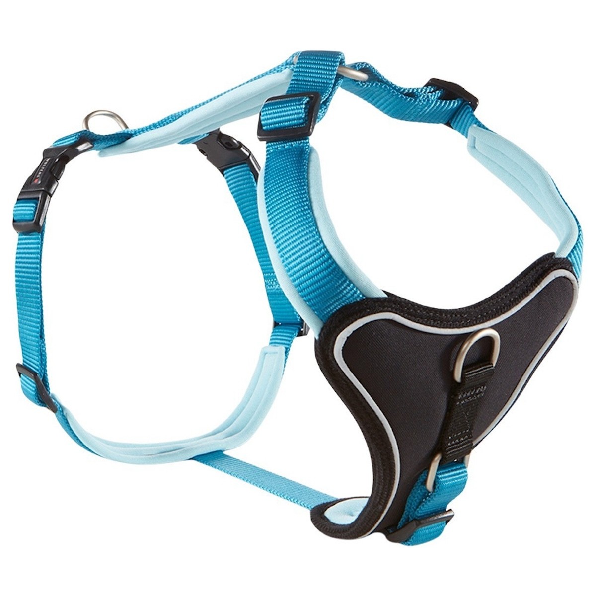 Wolters Hunde Geschirr Soft & Safe reflektierend lime/schwarz, diverse Größen