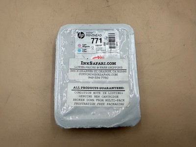 Genuine HP 771 Light Magenta/Light Cyan CE019A Printhead  Ink Cartridge