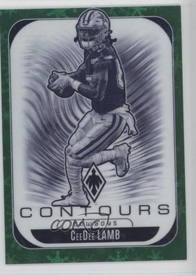 2025 Panini Phoenix Contours Green Winter 71/75 CeeDee Lamb #9 1k3